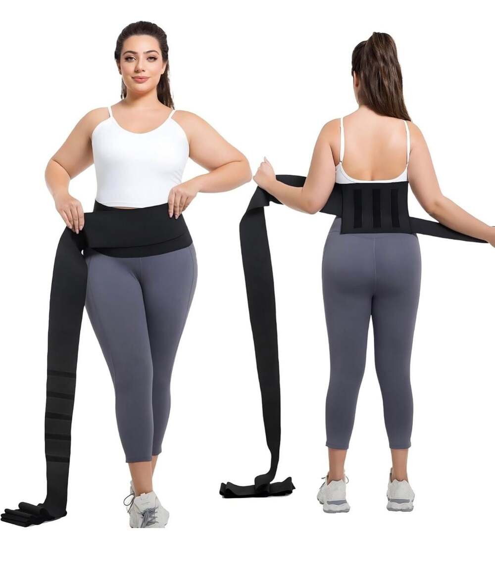 Waist Trainer for Women Plus Size 2025 Upgrade Adjust Stomach Bandage Wrap Waist